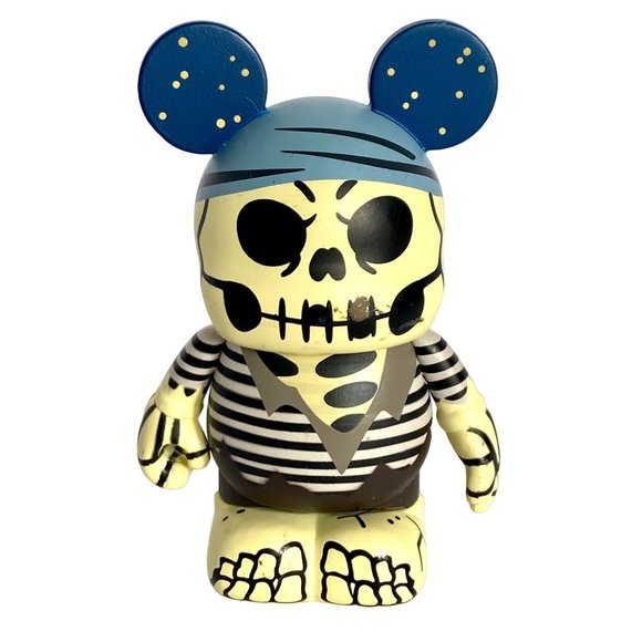 Disney Vinylmation Skeleton Pirates of the Caribbean Series 1 Signed 3in Figure - Picture 1 of 8